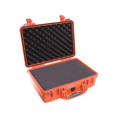 Pelican 1500 Medium Crushproof Dry Case 18.5x14x7in Orange w/ Liner and Foam