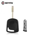 KEYYOU – coque de clé transpondeur non coupée vierge pour Ford Focus Mondeo Ka Escort Fiesta