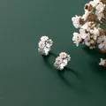 Boucles d'oreilles marguerite en fleurs pour femmes bijoux en Zircon tournesol papillon à la