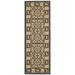 Gray/White 28 W in Area Rug - Charlton Home® Pharrell Sand/Black Indoor/Outdoor Runner Rug | Wayfair F0B08B99586D4C9EABF1B98F9FFF0C95