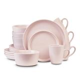 Stone Lain Albie 16-Piece Dinnerware Set Stoneware Ceramic/Earthenware/Stoneware in Pink | Wayfair BLB0250-B010002