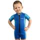 Cressi Kid Shorty Wetsuit 1.5 mm - Shorty Neoprenanzug für Kinder Ultra Stretch Neopren, Blau/Hellblau, S (2 Jahre)