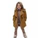 Winter Savings Clearance! Suokom Cute Toddler Kids Girls Fleece Jacket Coat Fall Winter Warm Coat Outerwear Jacket Baby Sweater Girls Outerwear Jackets & Coats Brown