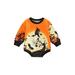 Halloween Infant Baby Girl Boy Witch Pumpkin Print Sweatshirt Romper Jumpsuit Fall Pullover Bodysuit