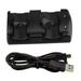 Welling USB Dual Charging Charger Dock Station for PS3 Wireless Controller PS3 Move