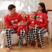 Besly Christmas Letter Printed Xmas Family Clothes Christmas Family Matching Pajamas Set for the Family Women and Men