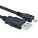 PwrON USB DC Charger + Data Sync Cable Cord Replacement for Sony Cybershot DSC-HX20 v HX20b Camera