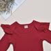 TOWED22 First Christmas Baby Girl Outfit Baby Boy Sweatshirt Onesie Oversized Romper Bubs Checkerboard Pullover Shirt Crewneck Sweater Clothes Red