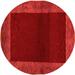 Red 96 x 96 x 0.35 in Area Rug - Foundry Select Chloe-Mai Machine Woven Wool/Area Rug in Polyester/Wool | 96 H x 96 W x 0.35 D in | Wayfair