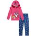 Pinkfong Baby Shark Newborn Baby Girls Pullover Hoodie and Costume French Terry Leggings Outfit Set Newborn to Little Kid