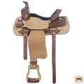 85BH 15 In Western Horse Saddle American Leather Ranch Roping Cowboy Hilason