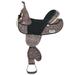 51HS HILASON Western Horse Saddle Treeless American Leather Trail Barrel Tack | Horse Saddle | Western Saddle | Treeless Saddle | Saddle for Horses | Horse Leather Saddle