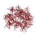 100 Pcs Carbon Steel Fishing Hooks Jigging Triple Hooks 2 # 4 # 6 # 8 # 10 # - Red 8# 8