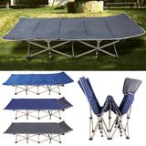Heavy Duty Camping Cots 600D Comfortable Folding Sleeping Cots with Carry Bag Supports 450 lbs
