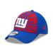 Men's New Era Red/Royal York Giants Shattered 39THIRTY Flex Hat