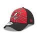 Men's New Era Red/Black Tampa Bay Buccaneers Shattered 39THIRTY Flex Hat