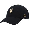 Men's Playboy Black Micro Dad Adjustable Hat