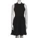 Kate Spade Dresses | Kate Spade Black Mock Neck Ruffle Fit And Flare Dress - Size 0 | Color: Black | Size: 0