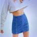 Free People Skirts | Nwt Free People Nautilus Blue Modern Femme Denim Mini Skirt | Color: Blue | Size: 6