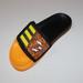 Adidas Shoes | Adidas Adilette Yellow Comfort Footbed Slide Sandal | Color: Black/Yellow | Size: 8