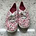 Kate Spade Shoes | Keds Kate Spade Floral Sneakers | Color: Gray/Pink | Size: 8