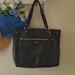 Coach Bags | Coach Black Leather Large Tote | Color: Black/Silver | Size: Os