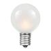 Novelty Lights 25 Pack G50 Outdoor Patio Globe Replacement Bulbs Frosted White E17/C9 Intermediate Base 7 Watt