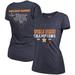 Women's Majestic Threads Navy Houston Astros 2022 World Series Champions Over The Wall Roster Tri-Blend T-Shirt