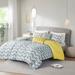 Reversible Comforter Set in Chevron Stripe Pattern