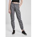 Cargohose URBAN CLASSICS "Urban Classics Damen Ladies High Waist Cargo Pants" Gr. 30, Normalgrößen, grau (lightshadow) Damen Hosen High-Waist-Hosen