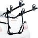 OxGord Bicycle Rack Trunk-Mounted 2-Bike Carrier For Cars Universal Fit