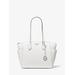 Michael Kors Marilyn Medium Saffiano Leather Tote Bag White One Size