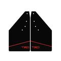 For Toyota Tacoma Direct Fit Rear Mud Flaps 2016-Current With TRD Red Black Anchor Weights