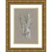 Harper Ethan 17x24 Gold Ornate Wood Framed with Double Matting Museum Art Print Titled - Chalk Birch Study I