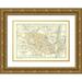 Baedeker 24x18 Gold Ornate Wood Framed with Double Matting Museum Art Print Titled - Saint Germain en Laye Paris France - Baedeker 1911