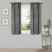 Superior Waverly Modern Blackout Curtain Panel Set of 2 26 x 63 Silver