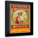 Retrolabel 13x18 Black Modern Framed Museum Art Print Titled - Quinquina Mexican