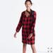 Madewell Dresses | Euc Madewell Signal Tunic Dress In Buffalo Plaid | Color: Black/Red | Size: S