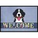 Carolines Treasures Bernese Mountain Dog Welcome Indoor & Outdoor Mat 24 x 36 in.