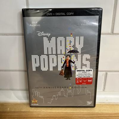 Disney Media | Disney Mary Poppins 50th Anniversary Edition Dvd Movie New Sealed | Color: Red | Size: Os