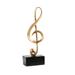 Note Music Christmas Musical Ornaments Statue Resin Figurines Favors Party Table Ornament Collectible Charm Instrument