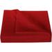 600 Thread Count 3 Piece Flat Sheet ( 1 Flat Sheet + 2- Pillow cover ) 100% Egyptian Cotton Color Burundy Solid Size Queen