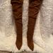 Jessica Simpson Shoes | Jessica Simpson Thigh High Cognac Boots Worn Once Size 8.5 | Color: Brown | Size: 8.5