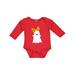 Inktastic Cute Ghost Little Ghost Ribbon Halloween Girls Long Sleeve Baby Bodysuit