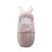 Newborn Winter Clothes Cute Ear Sherpa Fleece Wearable Blankets Easy On Hooded Blanket for Infant Boys Girls Warm Soft Wraps