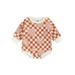 Pudcoco Baby Halloween Outfit Girl Boy Pumpkin Patch Sweatshirt Onesie Crewneck Romper Pullover Autumn Tops