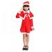 URMAGIC 3-16T Mrs. Santa Suit Christmas Dress Outfit Christmas Cosplay Costume for Party