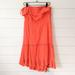 Anthropologie Dresses | Anthropologie Hd In Paris Strapless Coral Dress | Color: Orange | Size: L