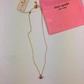 Kate Spade Jewelry | Kate Spade Brilliant Statements Pink Multi Mini Pendant Necklace Gold Pink | Color: Gold/Pink | Size: Os