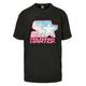 T-Shirt STARTER BLACK LABEL "Herren Starter Multicolored Logo Tee" Gr. S, schwarz (blk, pink) Herren Shirts T-Shirts